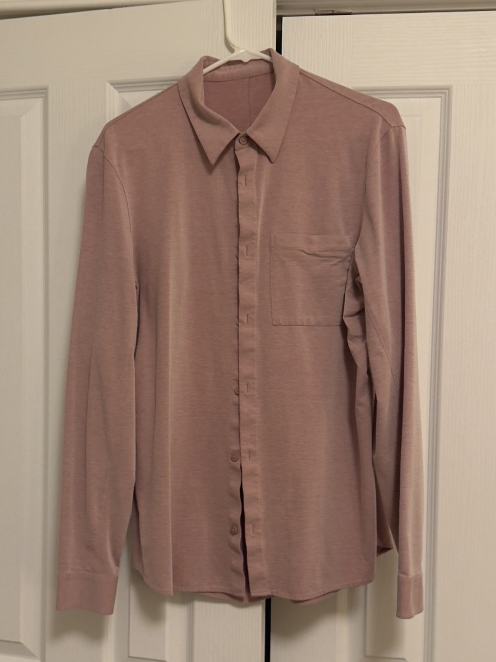 Lululemon Commission Shirt Mens Large Long Sleeve‎ Button Front